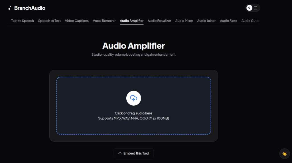 Audio Amplification